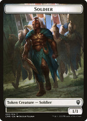 Copy (013) // Soldier Double-Sided Token [Commander Legends Tokens] | Good Games Cannington