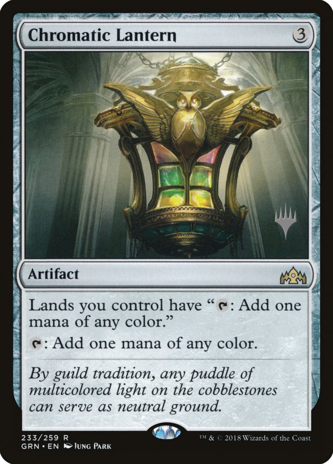 Chromatic Lantern (Promo Pack) [Guilds of Ravnica Promos] | Good Games Cannington