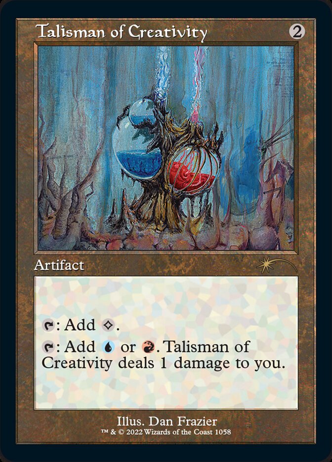 Talisman of Creativity (Foil Etched) [Secret Lair Drop Series] | Good Games Cannington