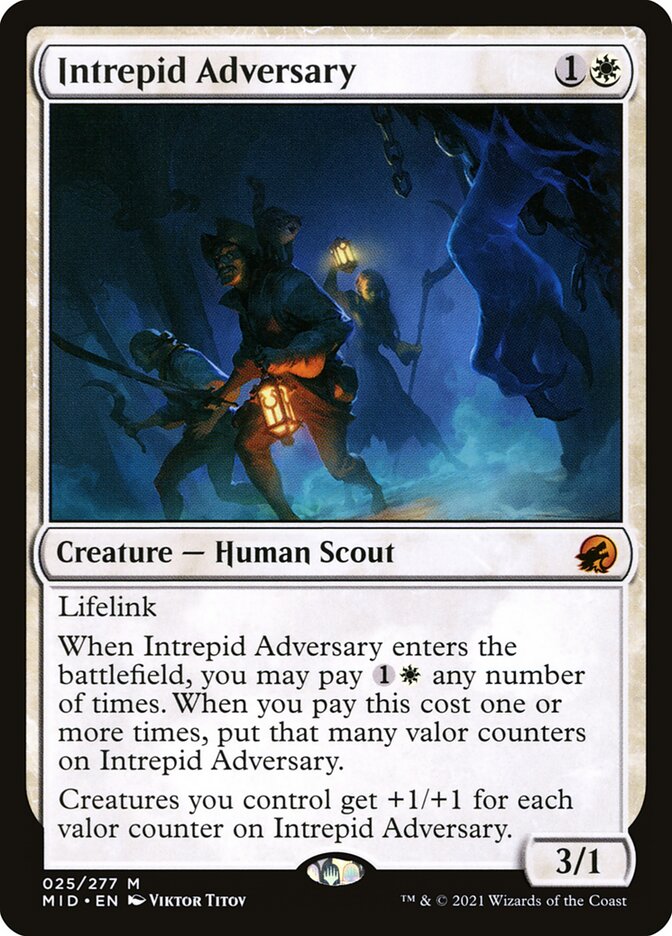 Intrepid Adversary 25/277 (Innistrad: Midnight Hunt)  | Good Games Cannington