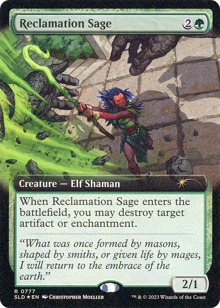 Reclamation Sage (Extended Art) [Secret Lair Drop Series] | Good Games Cannington