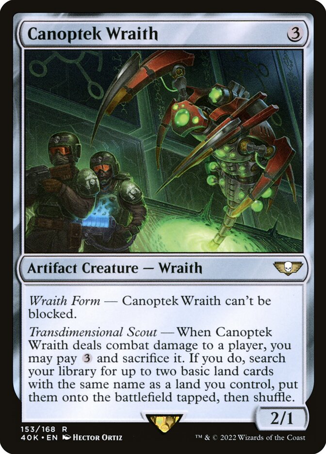 Canoptek Wraith 153 (Universes Beyond: Warhammer 40,000)  | Good Games Cannington