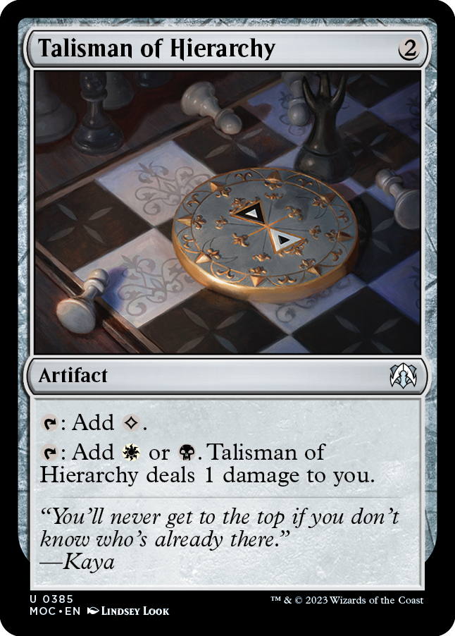 Talisman of Hierarchy [March of the Machine Commander] | Good Games Cannington