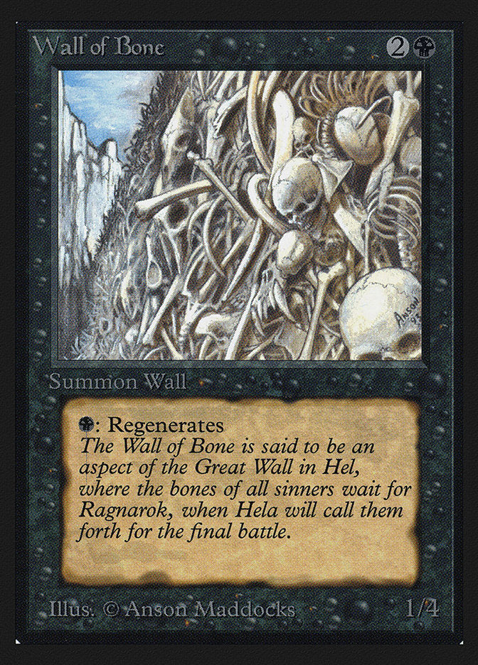 Wall of Bone [International Collectors' Edition] | Good Games Cannington
