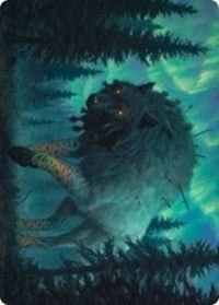 Sarulf, Realm Eater Art Card [Kaldheim Art Series] | Good Games Cannington