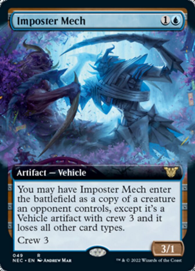 Imposter Mech (Extended Art) [Kamigawa: Neon Dynasty Commander] | Good Games Cannington