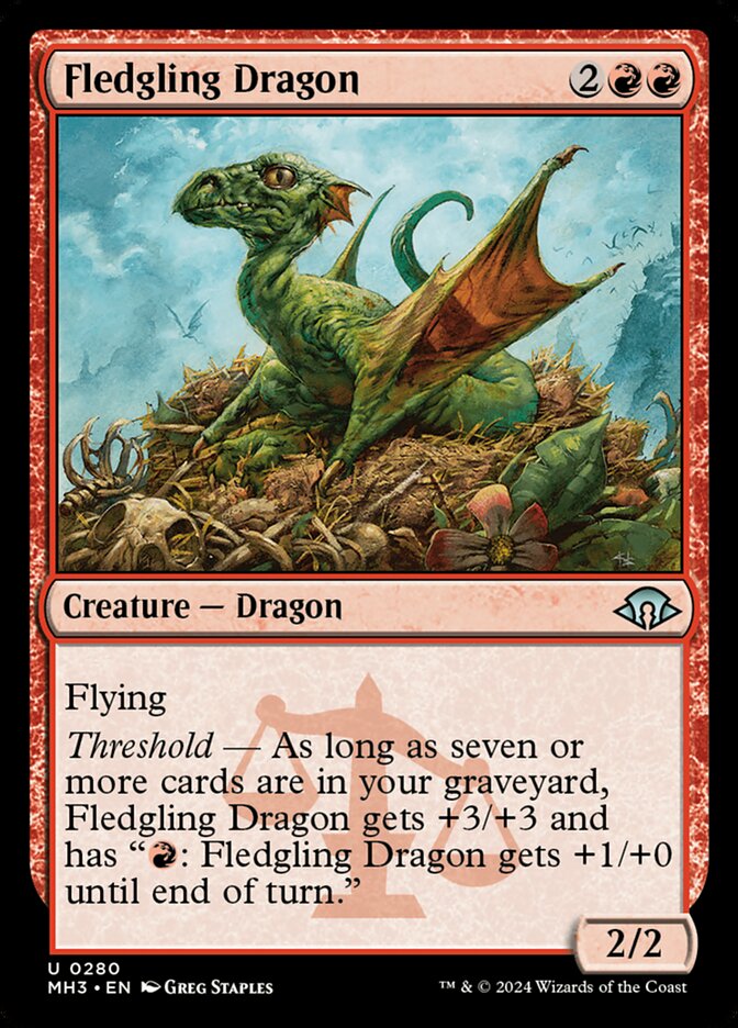 Fledgling Dragon 280 (Modern Horizons 3)  | Good Games Cannington