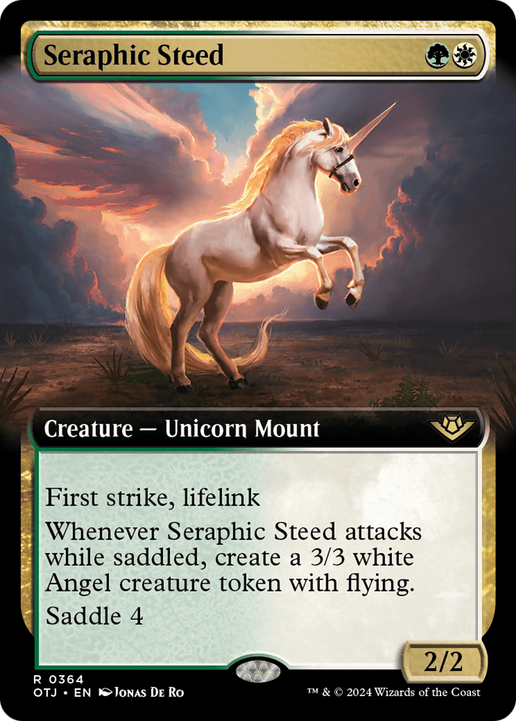 Seraphic Steed (Extended Art) [Outlaws of Thunder Junction] | Good Games Cannington