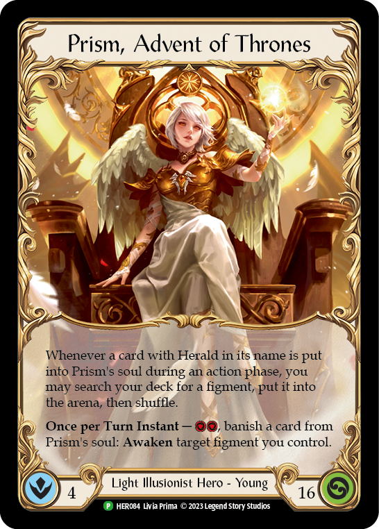 Prism, Advent of Thrones [HER084] (Promo)  Cold Foil | Good Games Cannington