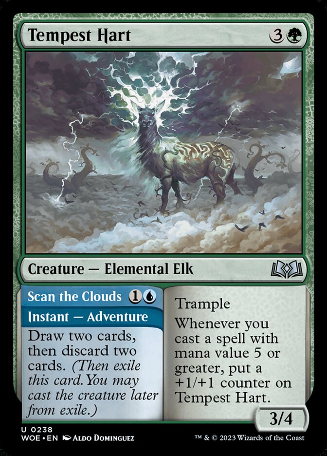 Tempest Hart // Scan the Clouds 238 (Wilds of Eldraine)  - Foil | Good Games Cannington