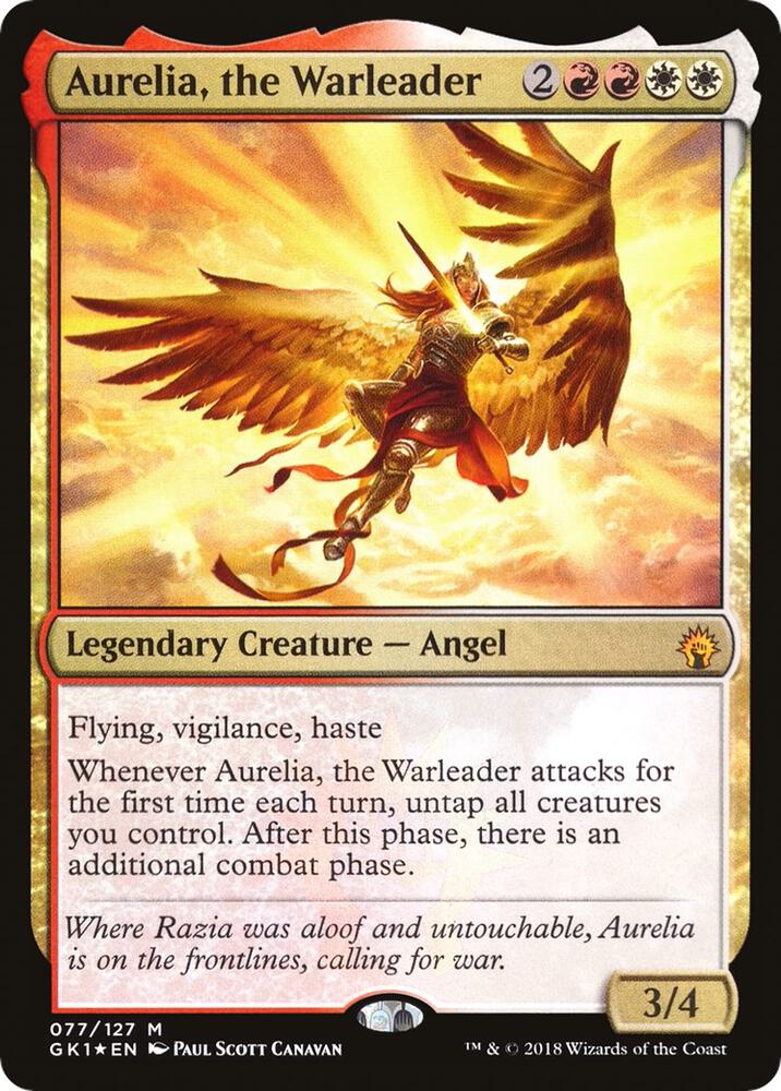 Aurelia, the Warleader 77/127 (Guilds of Ravnica: Guild Kits)  - Foil | Good Games Cannington