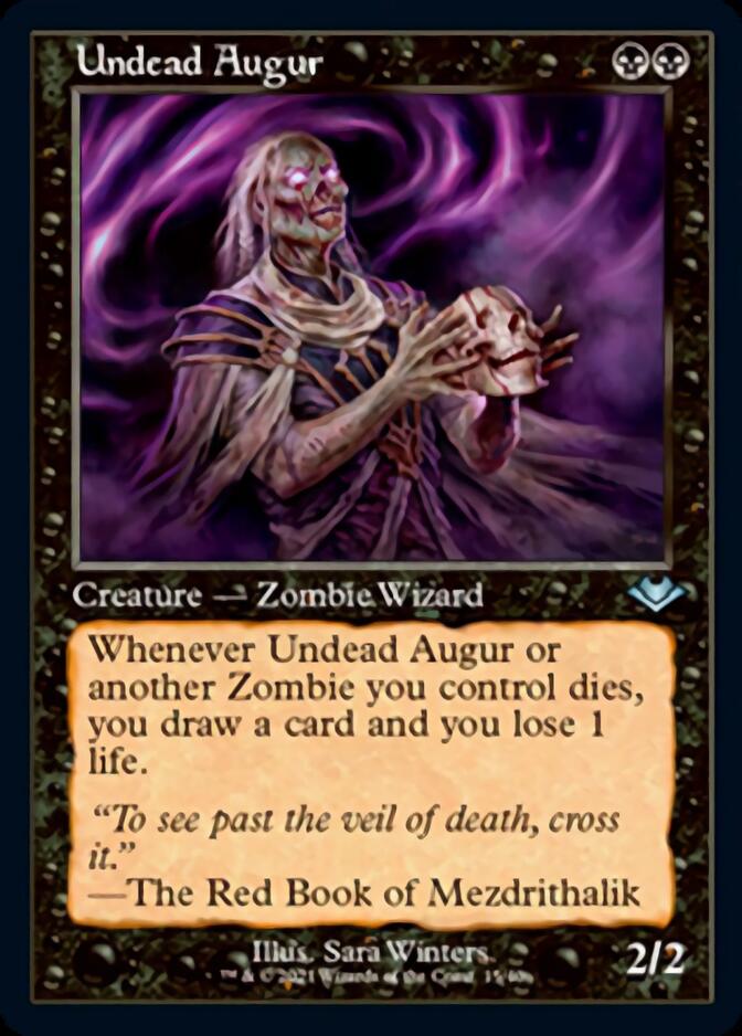 Undead Augur (Retro Foil Etched) [Modern Horizons] | Good Games Cannington