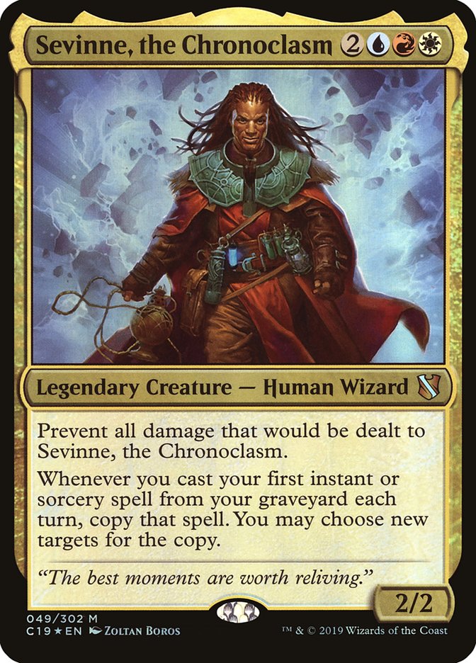 Sevinne, the Chronoclasm (Oversized) [Commander 2019 Oversized] | Good Games Cannington