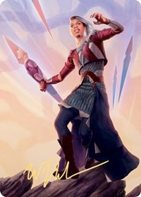 Niko Aris Art Card (Gold-Stamped Signature) [Kaldheim Art Series] | Good Games Cannington