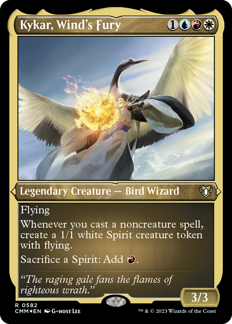 Kykar, Wind's Fury (Foil Etched) [Commander Masters] | Good Games Cannington
