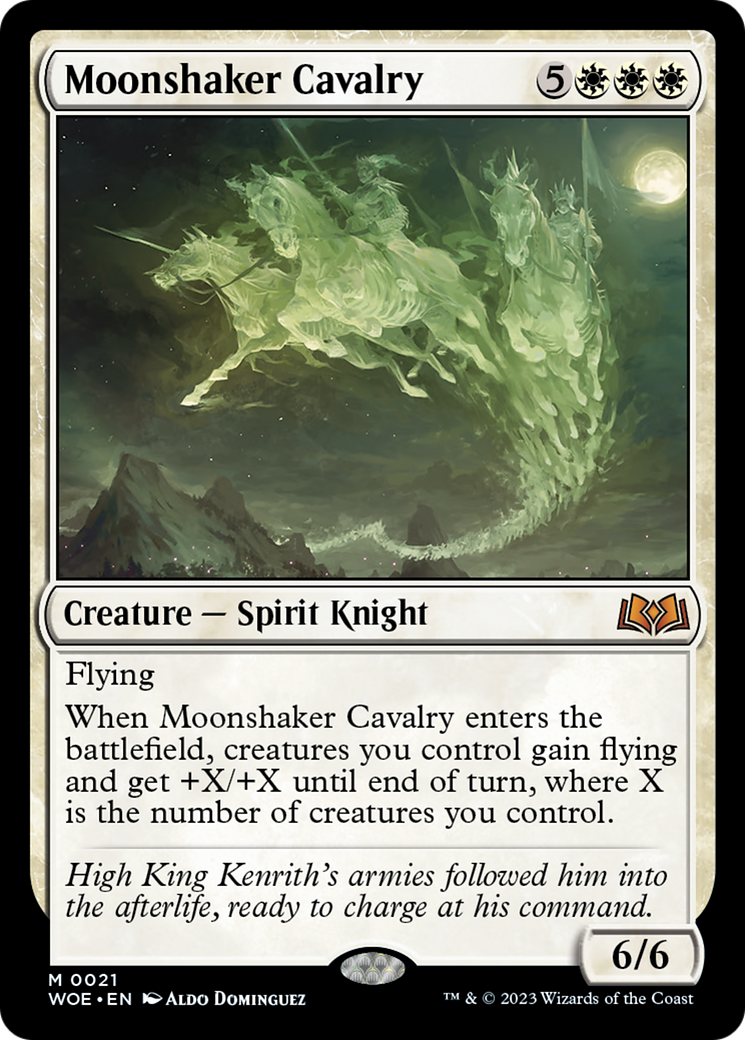 Moonshaker Cavalry [Wilds of Eldraine] | Good Games Cannington
