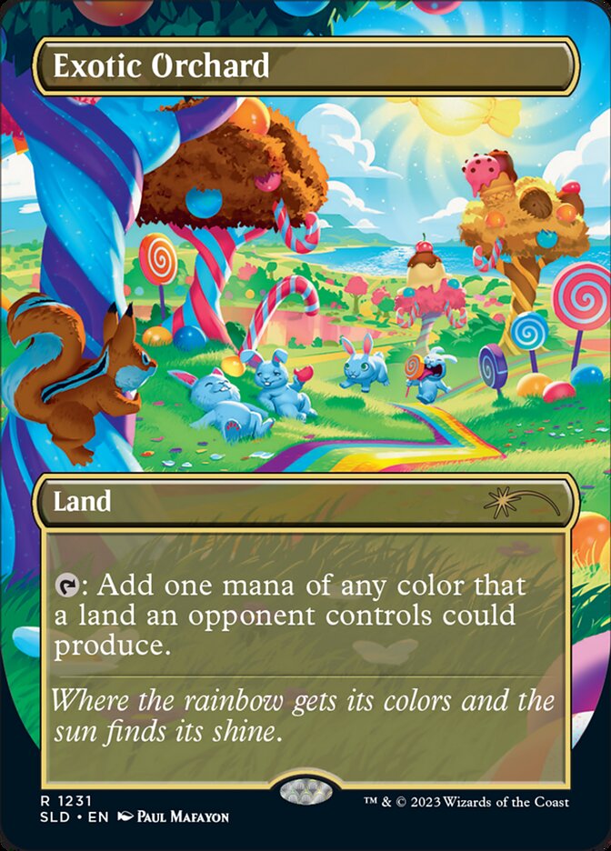 Exotic Orchard (Borderless) [Secret Lair Drop Series] | Good Games Cannington