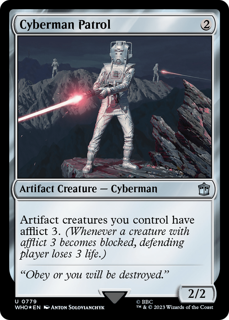 Cyberman Patrol (Surge Foil) [Doctor Who] | Good Games Cannington