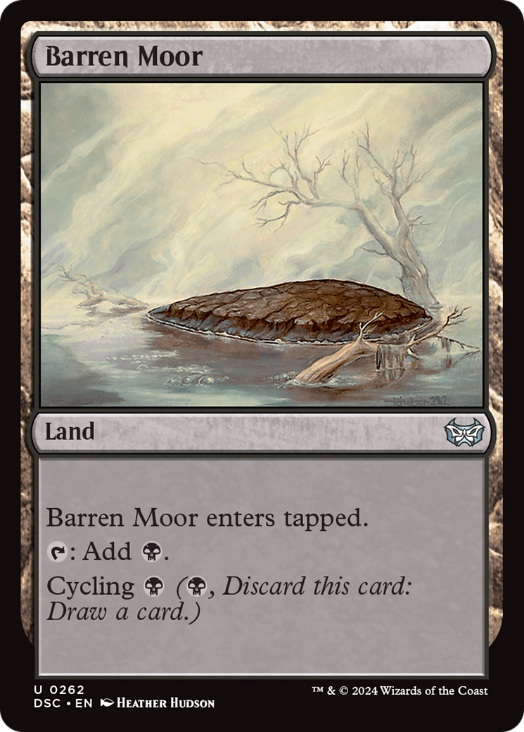 Barren Moor [Duskmourn: House of Horror Commander] | Good Games Cannington