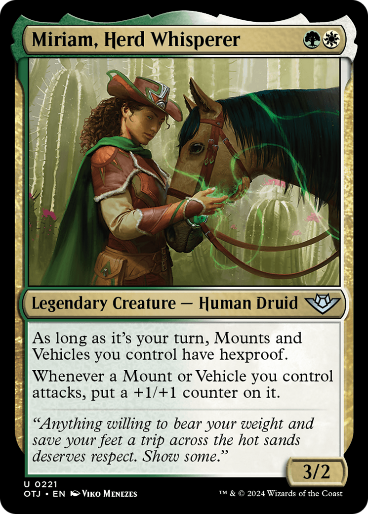 Miriam, Herd Whisperer [Outlaws of Thunder Junction] | Good Games Cannington