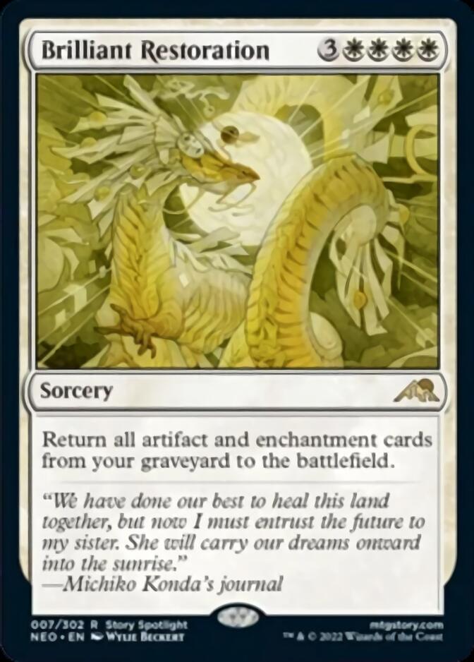 Brilliant Restoration [Kamigawa: Neon Dynasty] | Good Games Cannington