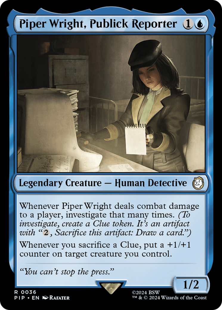 Piper Wright, Publick Reporter [Fallout] | Good Games Cannington