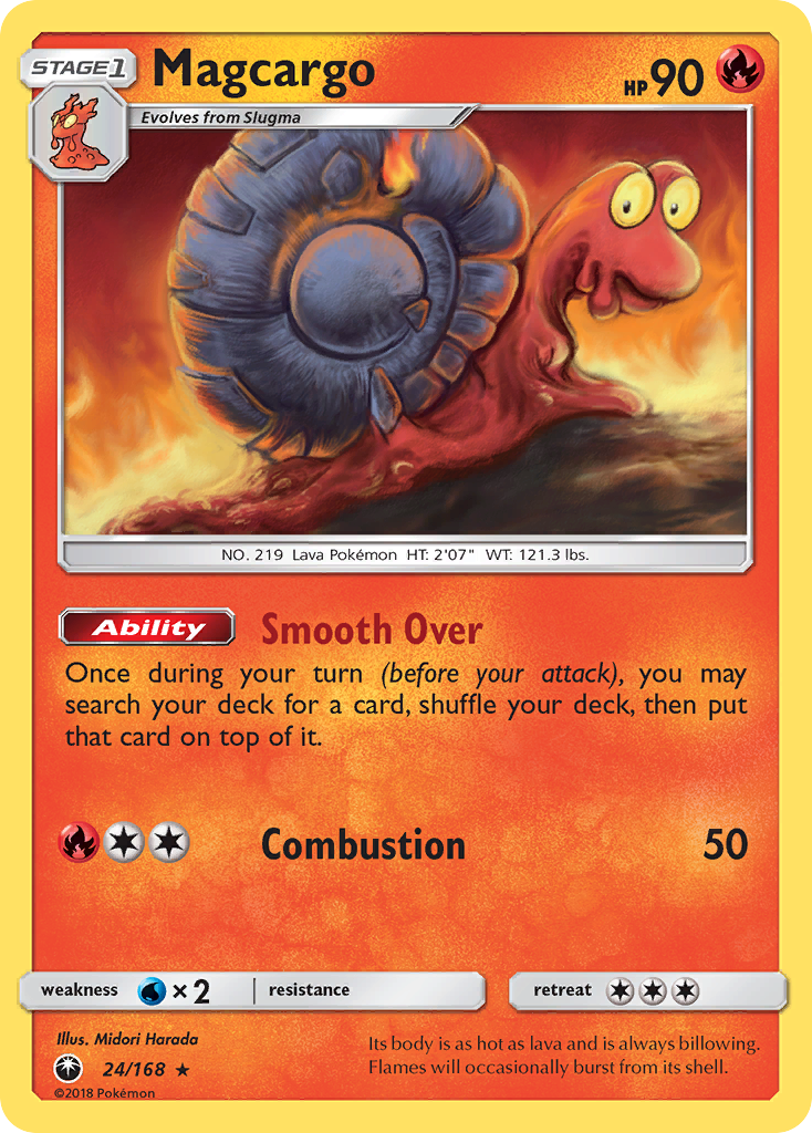 Magcargo (24/168) [Sun & Moon: Celestial Storm] | Good Games Cannington