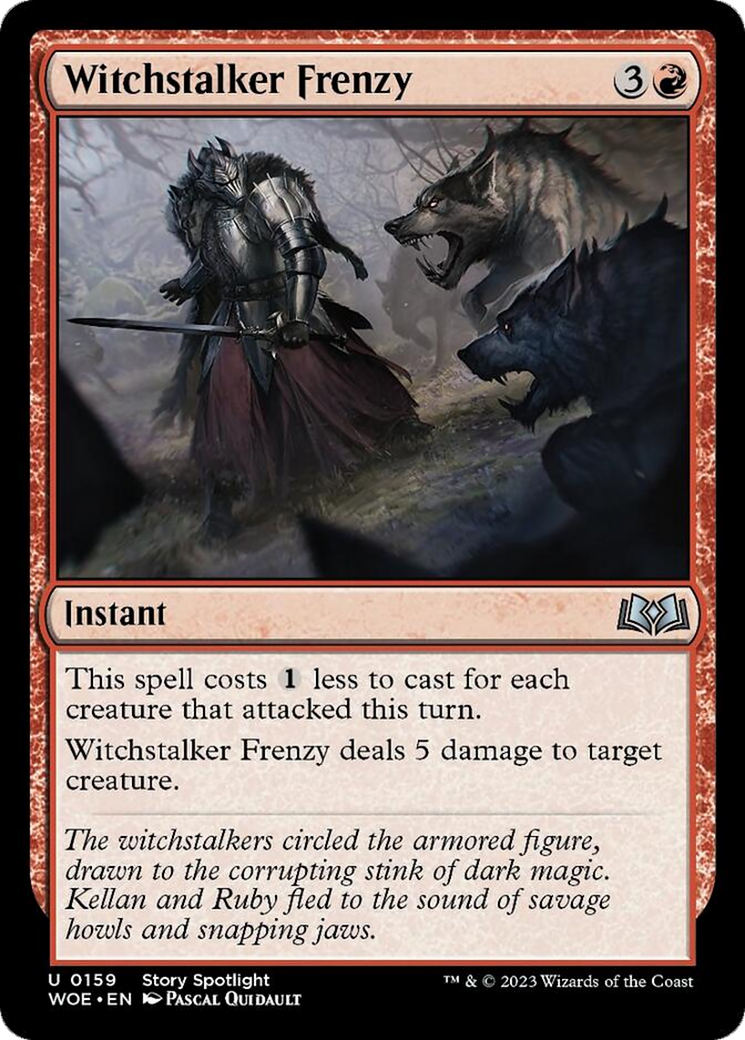 Witchstalker Frenzy [Wilds of Eldraine] | Good Games Cannington