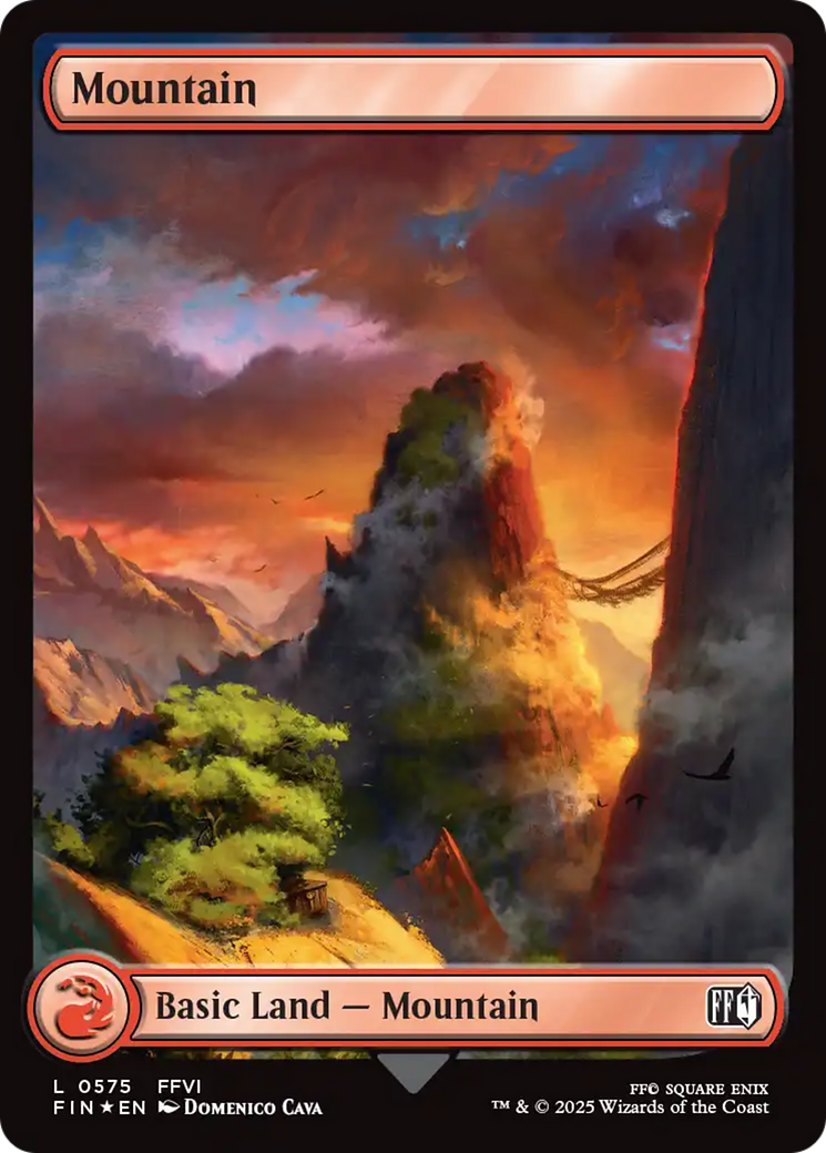 Mountain (0575) (Surge Foil) [FINAL FANTASY] | Good Games Cannington