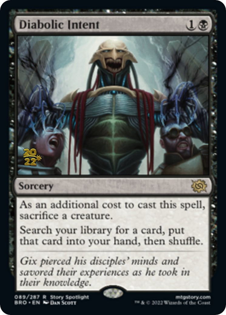 Diabolic Intent [The Brothers' War Prerelease Promos] | Good Games Cannington