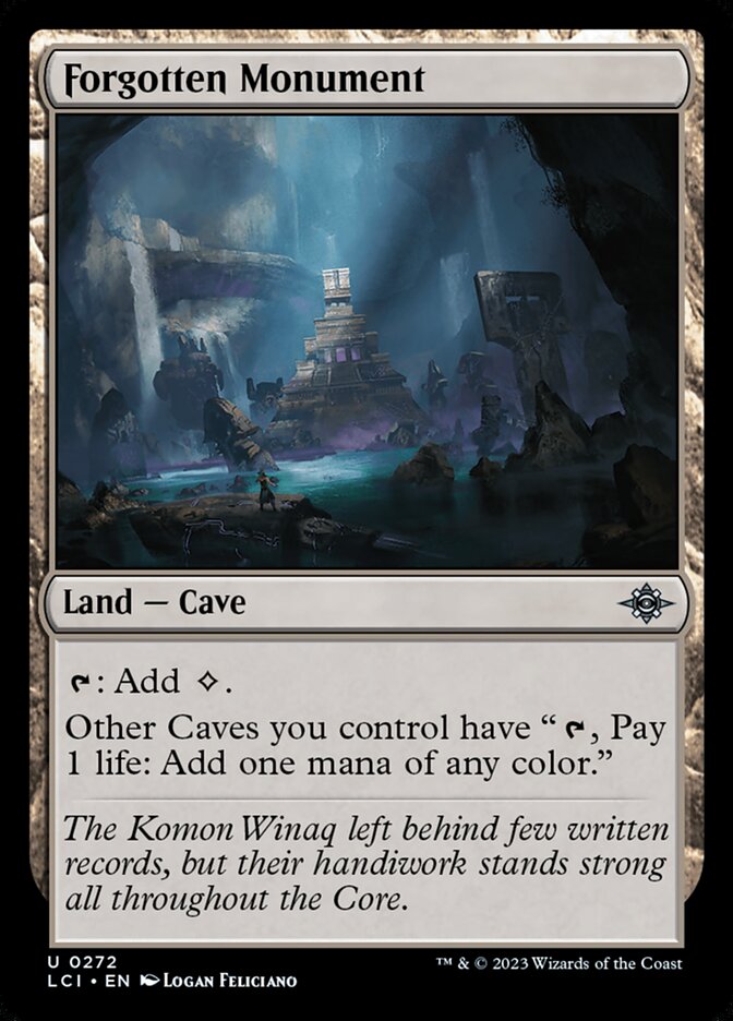 Forgotten Monument 272/291 (The Lost Caverns of Ixalan)  | Good Games Cannington