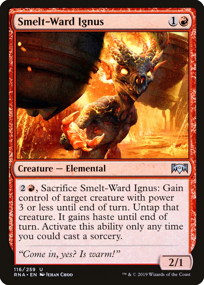 Smelt-Ward Ignus 116/259 (Ravnica Allegiance)  | Good Games Cannington