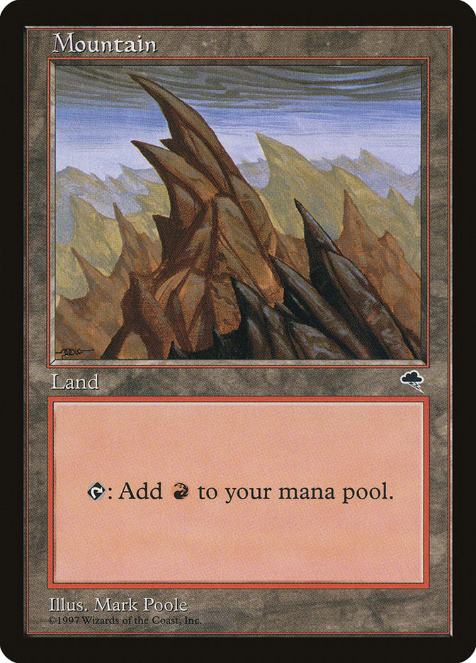 Mountain (All Peaks Pointing Left) [Tempest] | Good Games Cannington