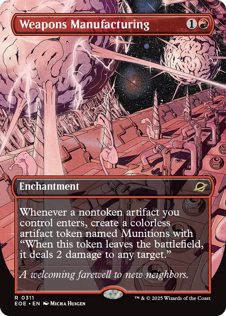 Weapons Manufacturing (Borderless) [Edge of Eternities] | Good Games Cannington