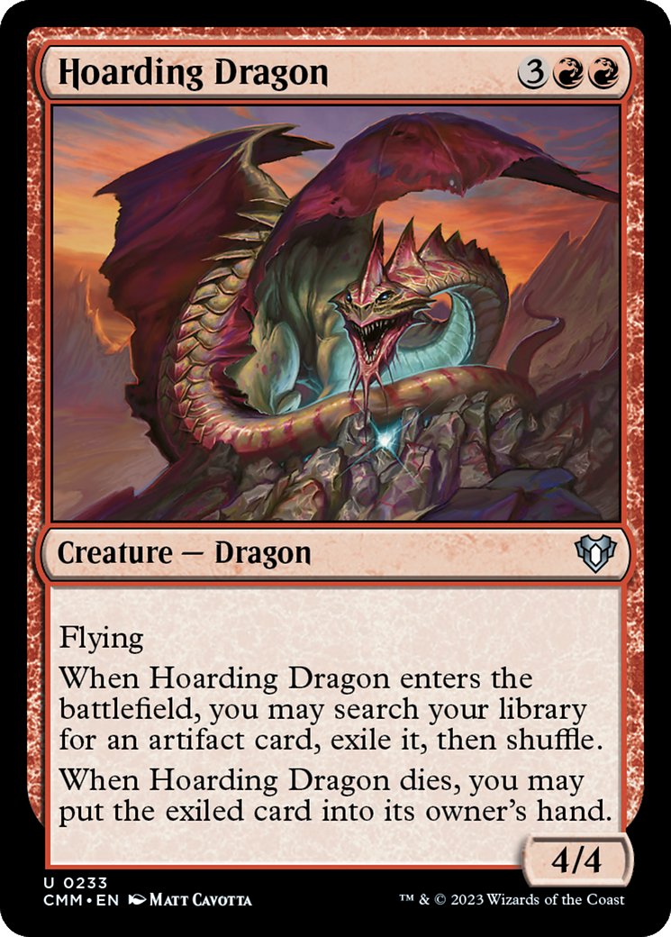 Hoarding Dragon [Commander Masters] | Good Games Cannington