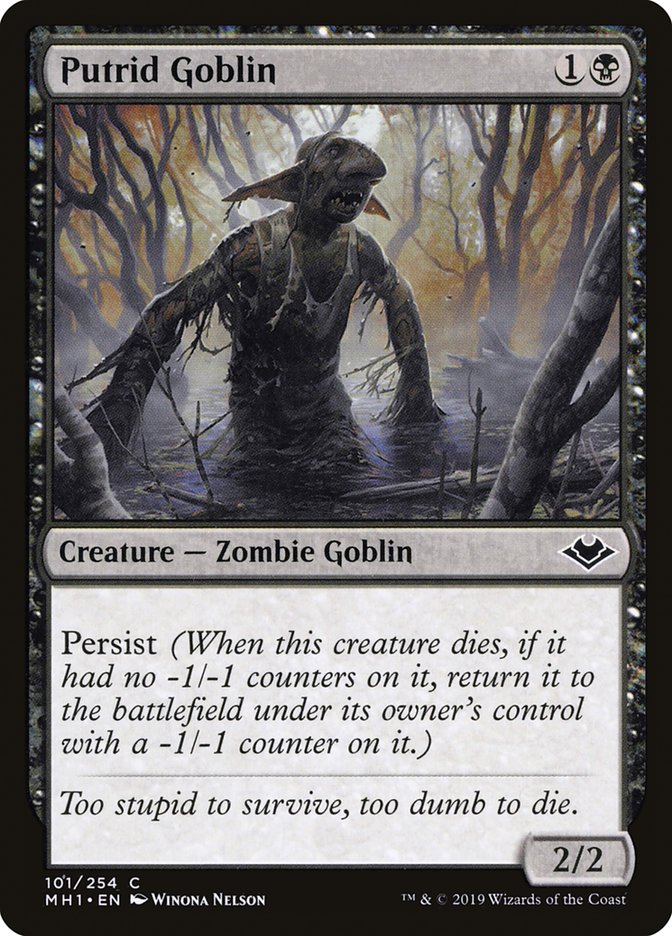 Putrid Goblin [Modern Horizons] | Good Games Cannington