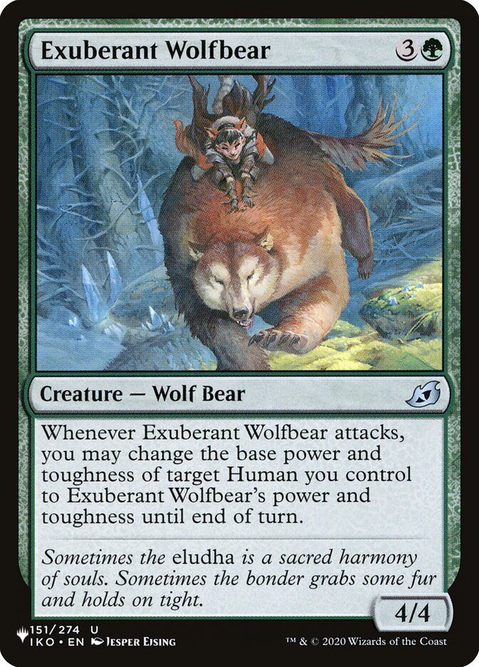 Exuberant Wolfbear [The List] | Good Games Cannington
