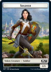 Soldier // Weird Double-Sided Token [Core Set 2021 Tokens] | Good Games Cannington