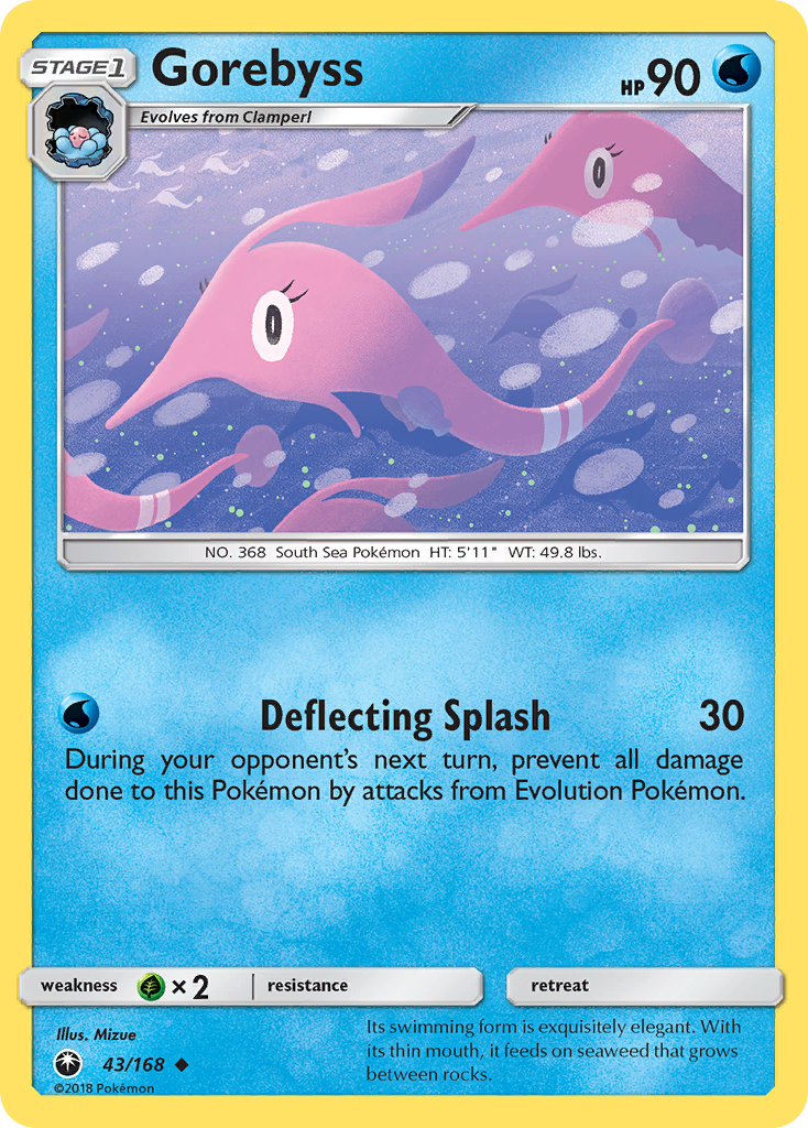 Gorebyss (43/168) [Sun & Moon: Celestial Storm] | Good Games Cannington
