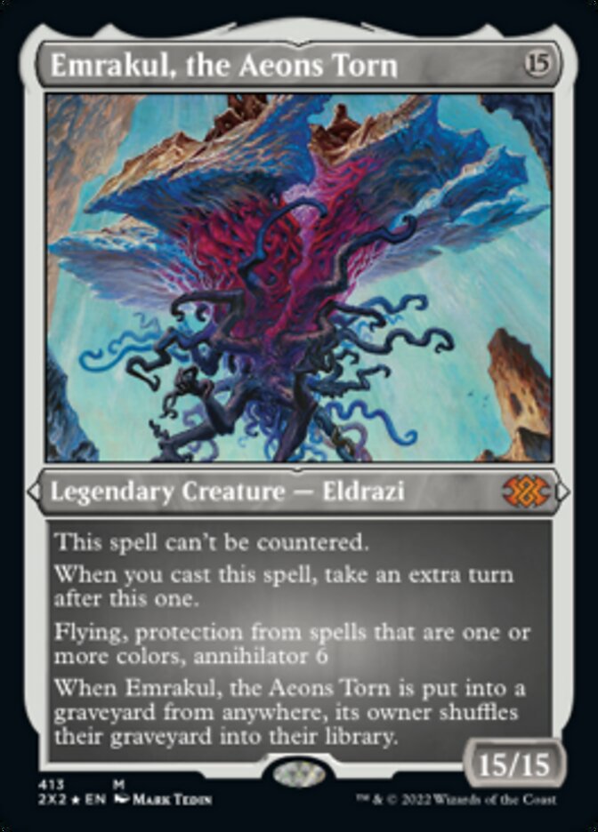 Emrakul, the Aeons Torn (Foil Etched) [Double Masters 2022] | Good Games Cannington
