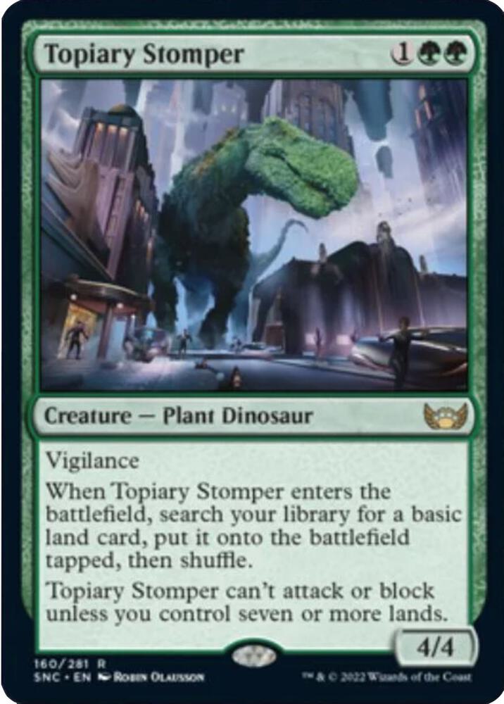 Topiary Stomper 160/281 (Streets of New Capenna)  | Good Games Cannington