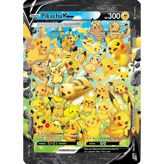 Pikachu V-UNION (Jumbo Card) [Sword & Shield: Black Star Promos] | Good Games Cannington