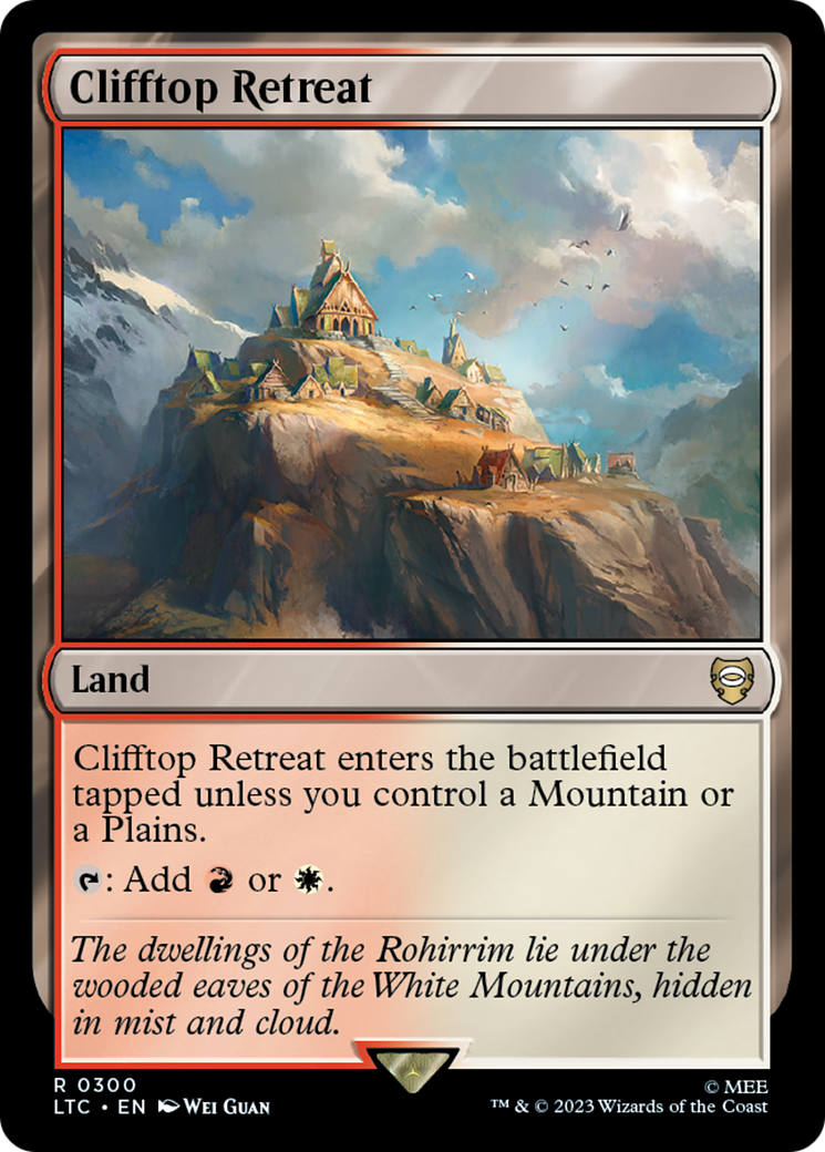 Clifftop Retreat [The Lord of the Rings: Tales of Middle-Earth Commander] | Good Games Cannington