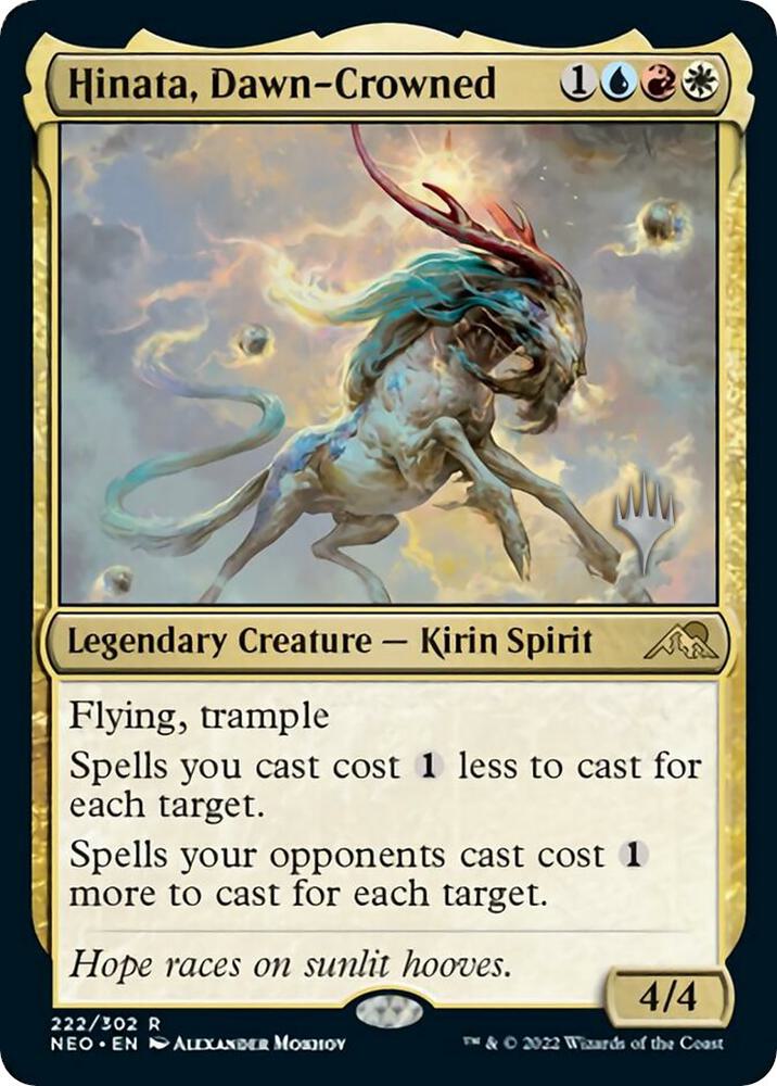 Hinata Dawn Crowned 222 (Promo Pack: Kamigawa: Neon Dynasty)  | Good Games Cannington