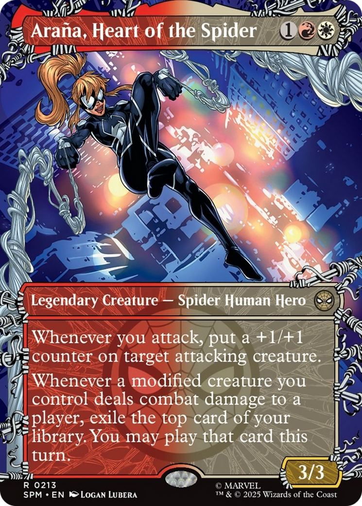 Arana, Heart of the Spider (Borderless) [Marvel's Spider-Man] | Good Games Cannington