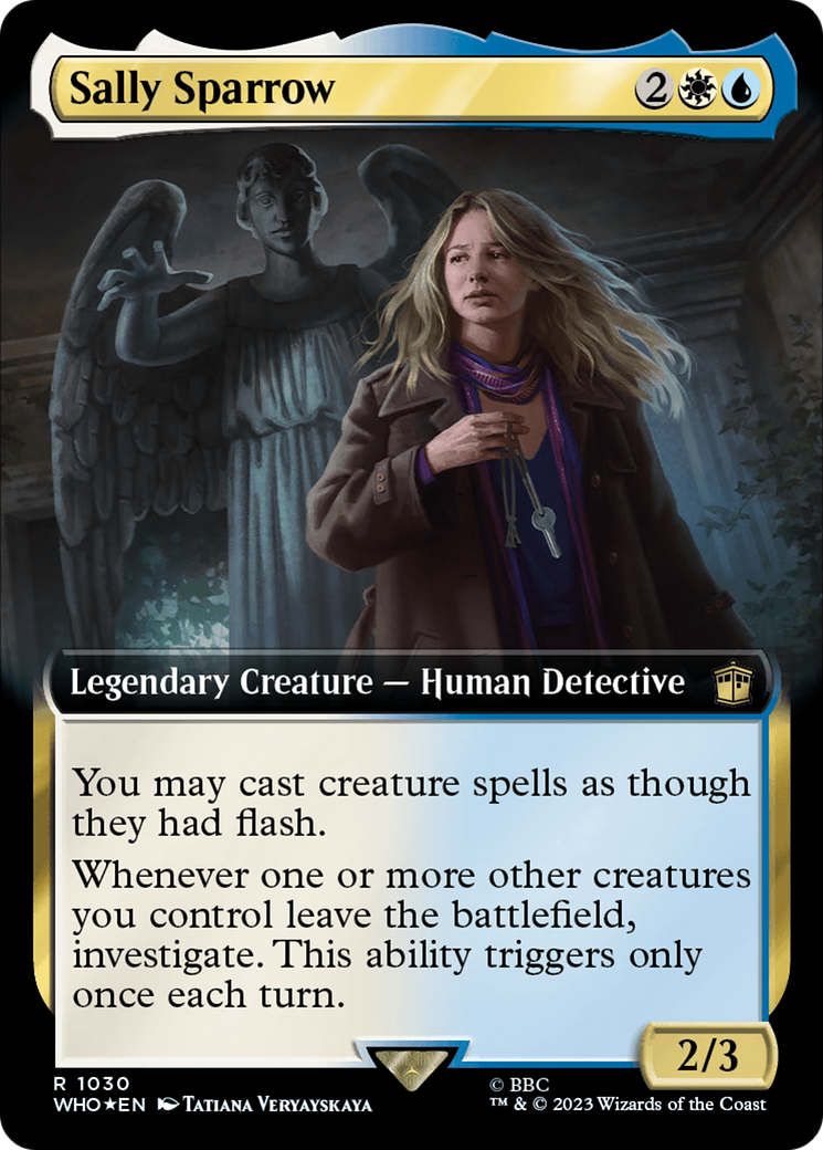 Sally Sparrow (Extended Art) (Surge Foil) [Doctor Who] | Good Games Cannington