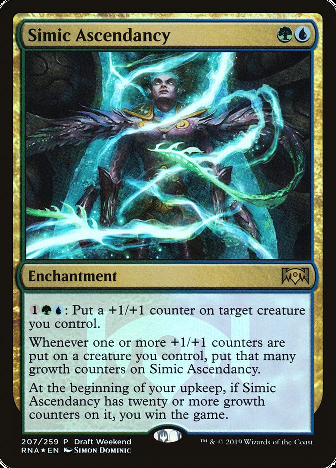 Simic Ascendancy (Draft Weekend) [Ravnica Allegiance Promos] | Good Games Cannington