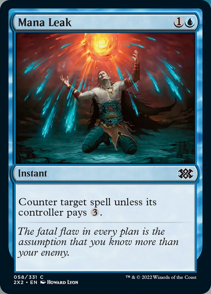 Mana Leak [Double Masters 2022] | Good Games Cannington