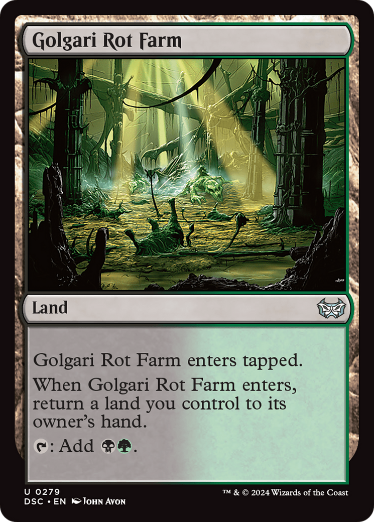 Golgari Rot Farm [Duskmourn: House of Horror Commander] | Good Games Cannington
