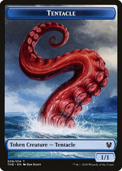 Human Soldier // Tentacle Double-Sided Token [Theros Beyond Death Tokens] | Good Games Cannington